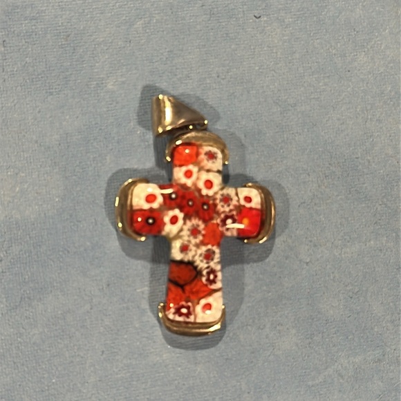 Alan K Millefiori Cross Pendant - Picture 4 of 9